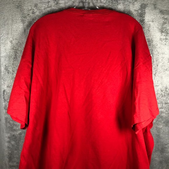 Men's 3XL Shirt Marine Forecast Relaxation With A Chance Of Drinking Red Tee - Picture 8 of 10